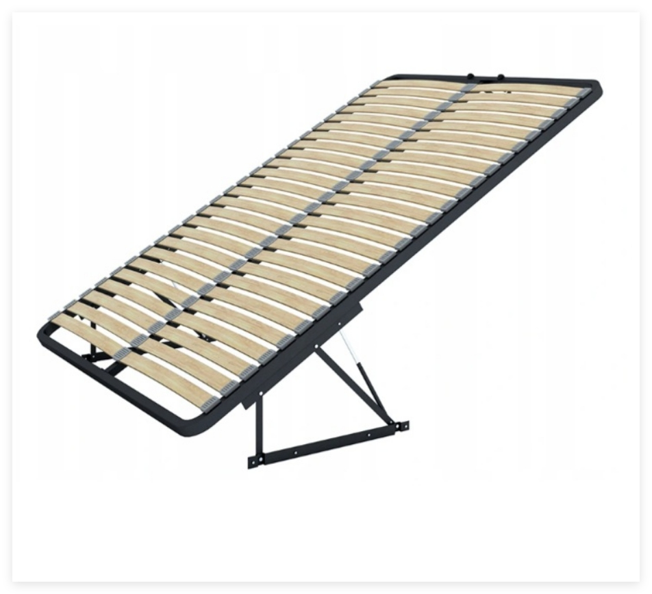 2025 New Design Lift up Storage Bed Hydraulic Metal Bed Frame with Wooden Bed Foldable Designed to Antique Bedroom Furniture Frame