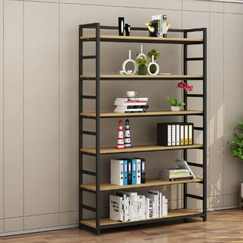 Modern 5 Tier Wooden Bookshelf