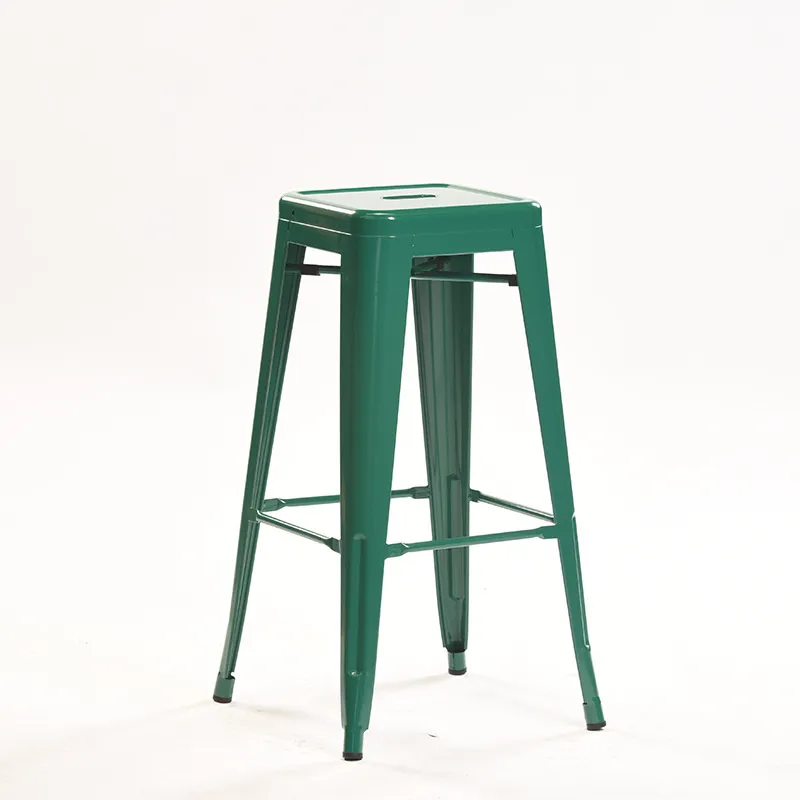Modern Minimalist Metal Chair Wrought Iron Bar Stools