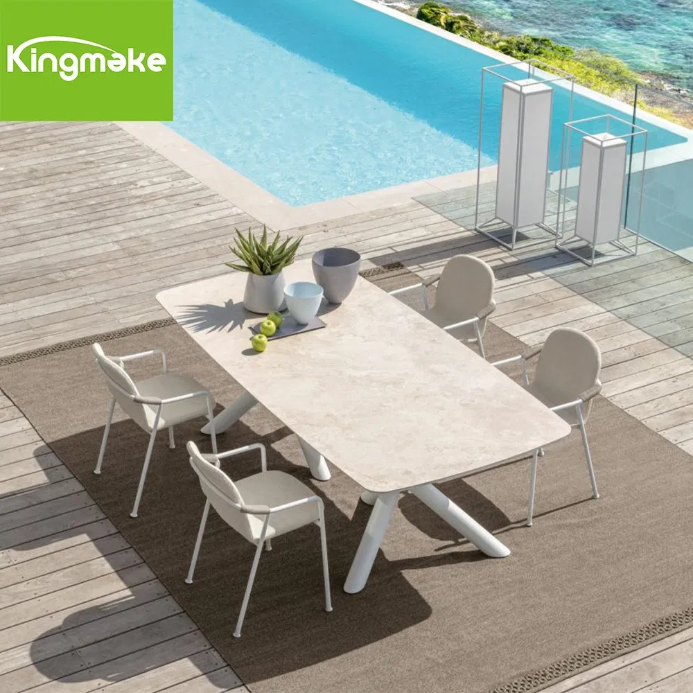 Garden Furniture Luxury Furniture Aluminum and Rope Outdoor Bar Stools