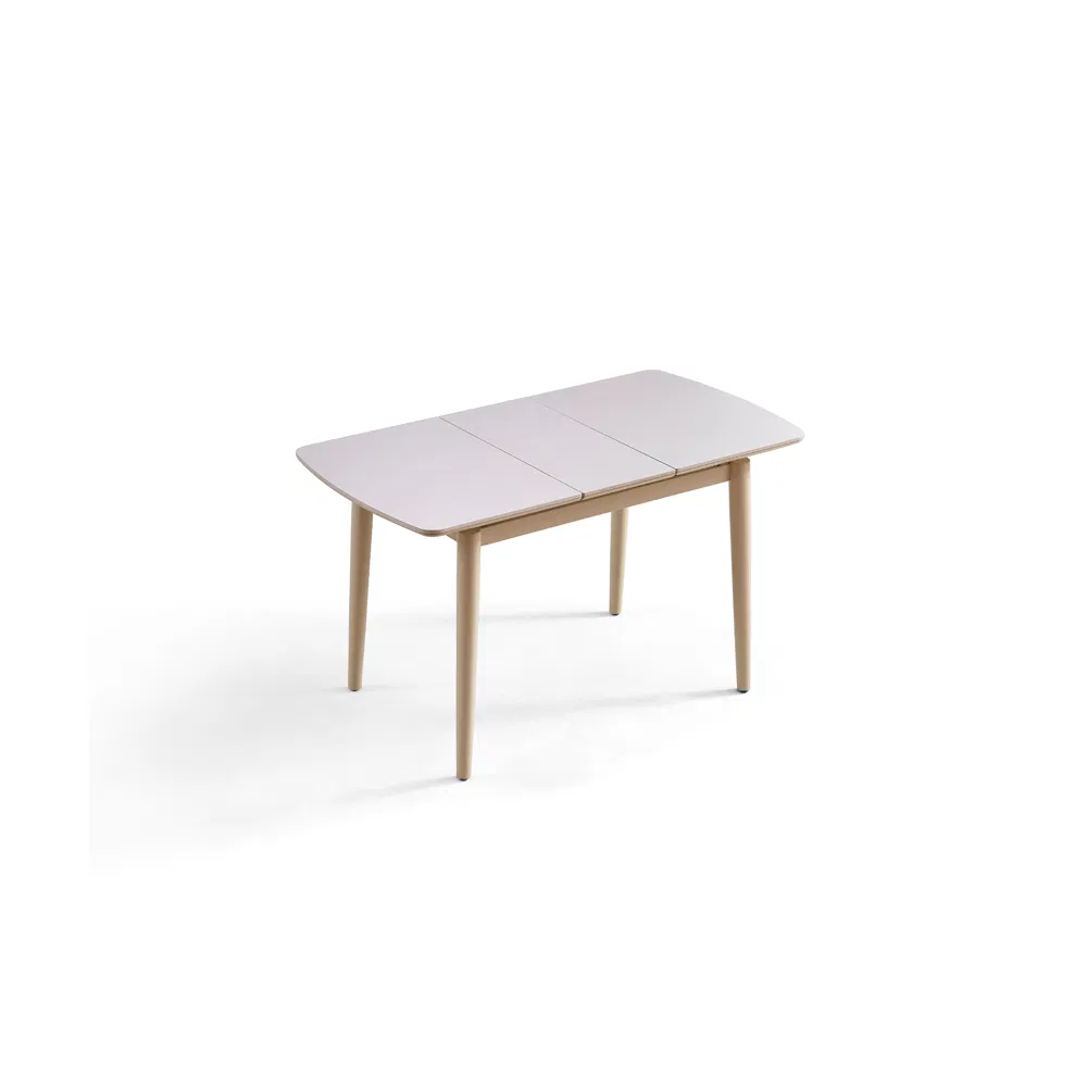 Industrial-Style Restaurant and Hotel Furniture Hot-Selling Dining Table with Metal Legs