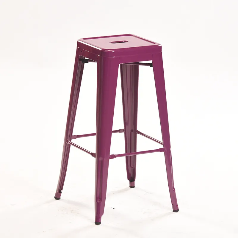 Modern Minimalist Metal Chair Wrought Iron Bar Stools