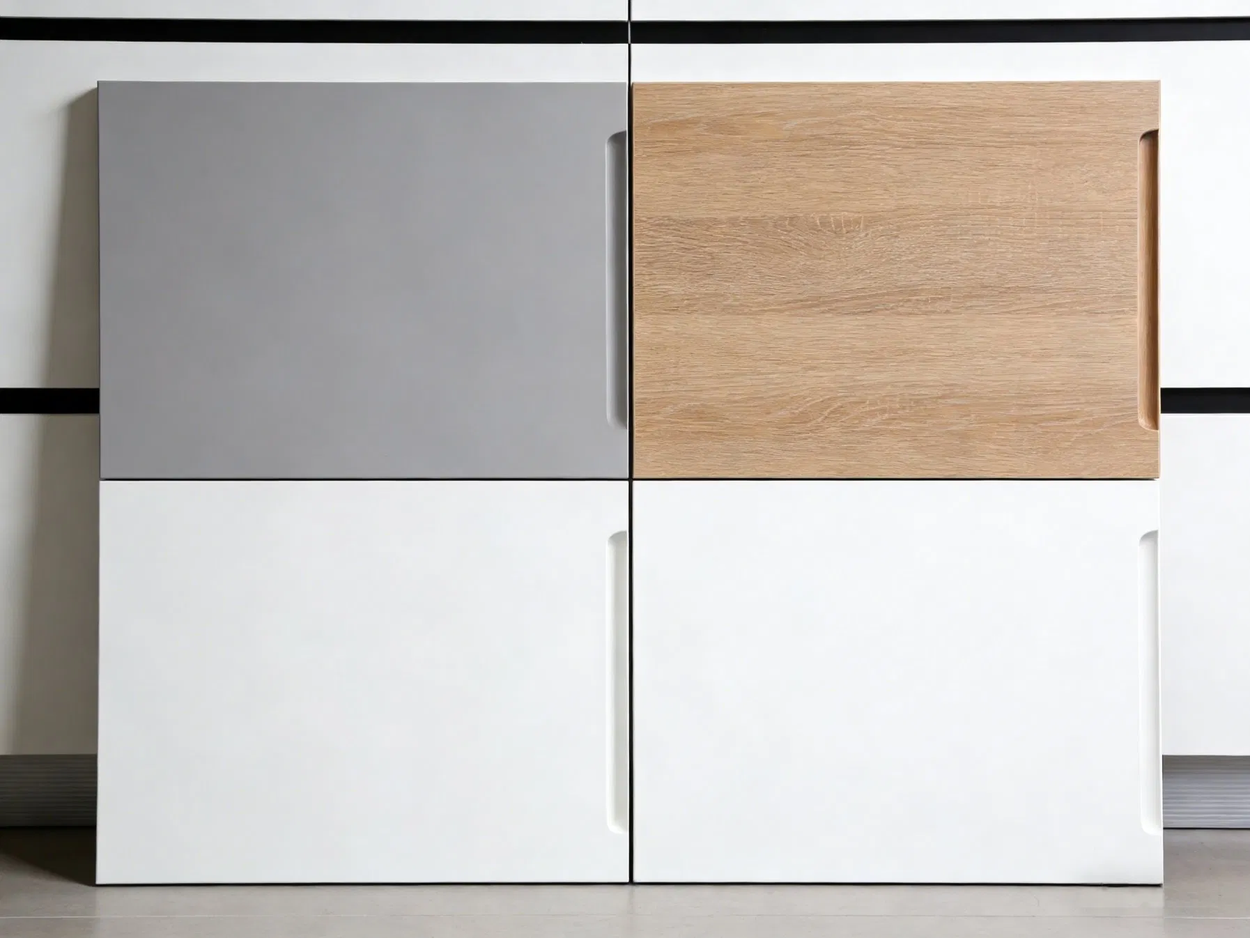 Custom Flat Panel Cabinet Doors for Contemporary Kitchen and Wardrobe Designs