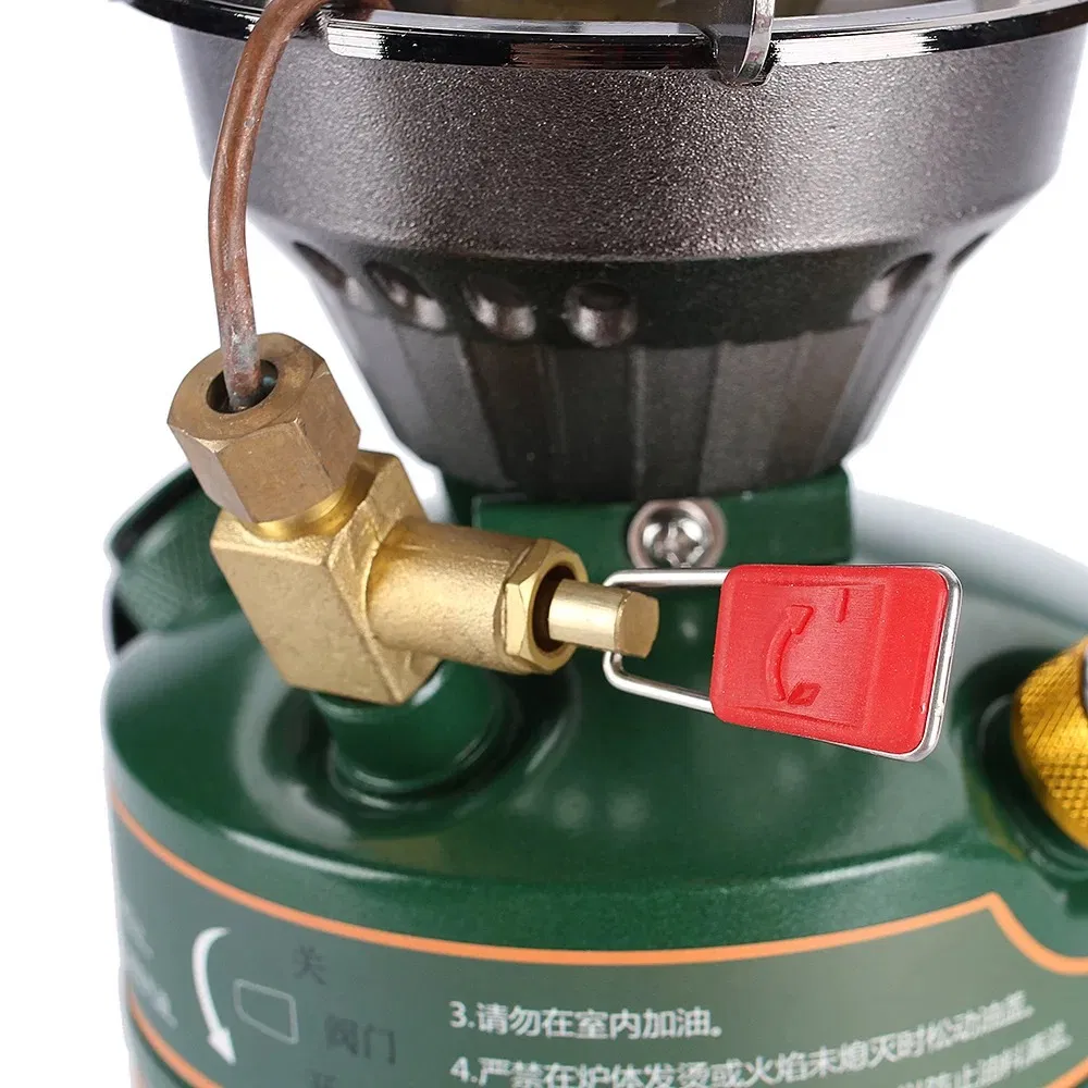 Integrated Gasoline Stove, No Preheating Required, Multi-Functional Portable Gas Stove for Picnics and Camping Mini Cooker