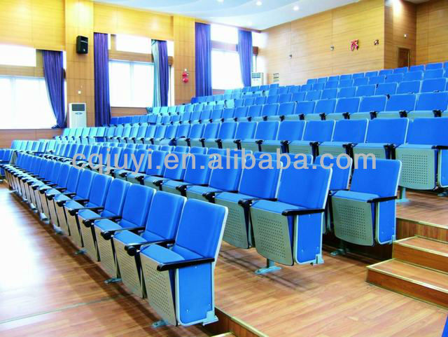 Cheap University Lecture Hall Chair/ Folding Back Plate Hall Chair/seating JY-302
