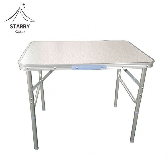 Factory Wholesale Outdoor Folding Table Customized LOGO 120cm Beech Wood Portable Camping Table Suitcase Picnic Egg Roll Table