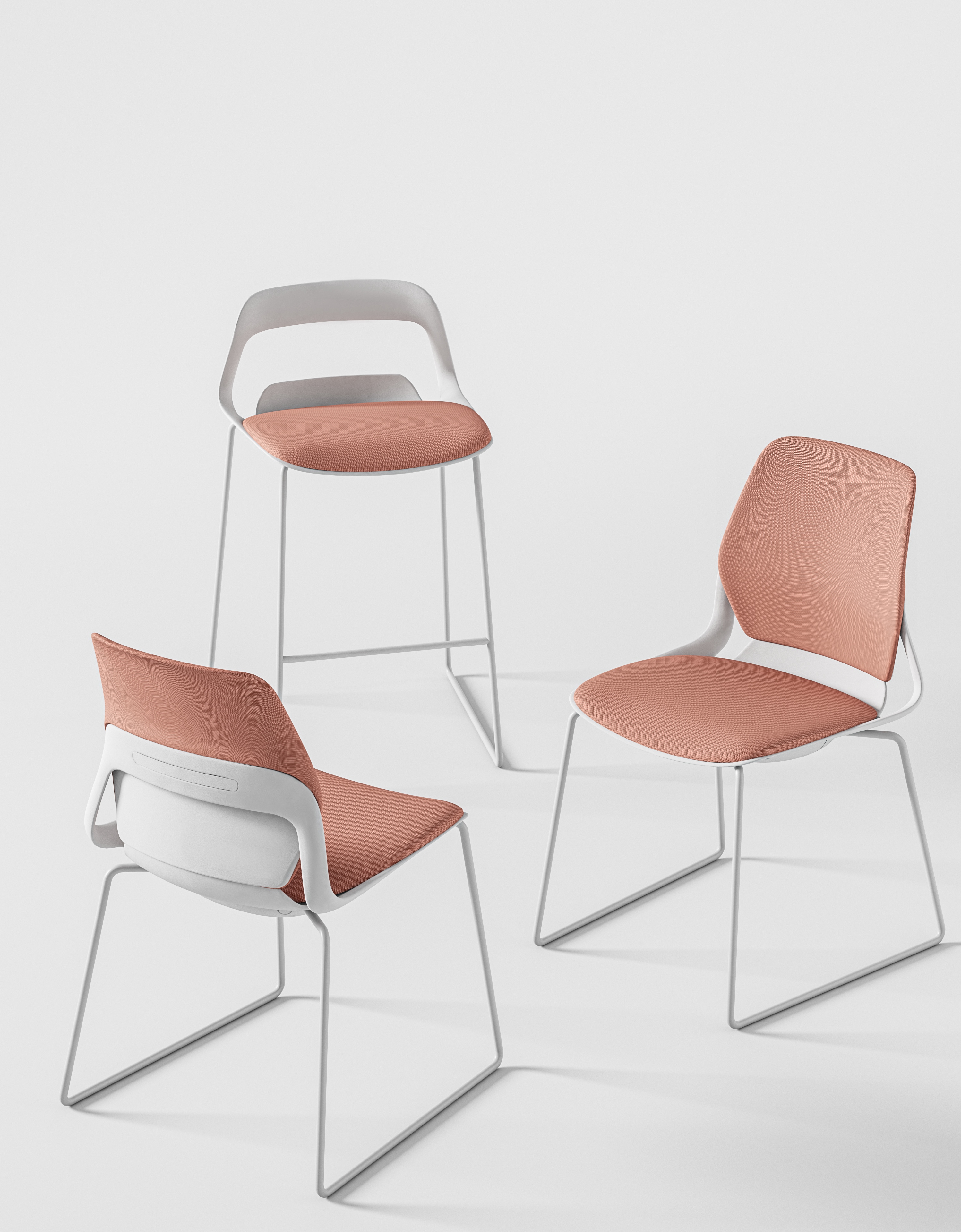 Made in China Office Folding School Office Conference Chair Stackable for Workshop Pp Material Training Chair