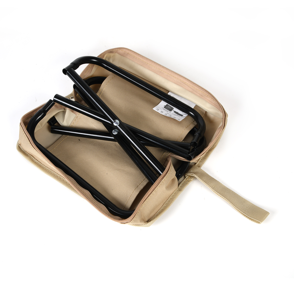 Portable Outdoor Camping Stool Weight Capacity 120KG Foldable Storage Fishing Handbag Stool