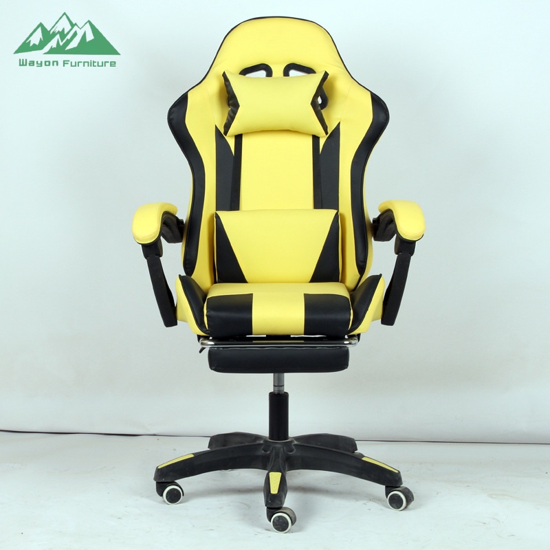 Wayon Tropical Design Ergonomic Swivel Office Chair Iron Base Reclining Gaming Chair Foldable Lift Function Home 1 Year