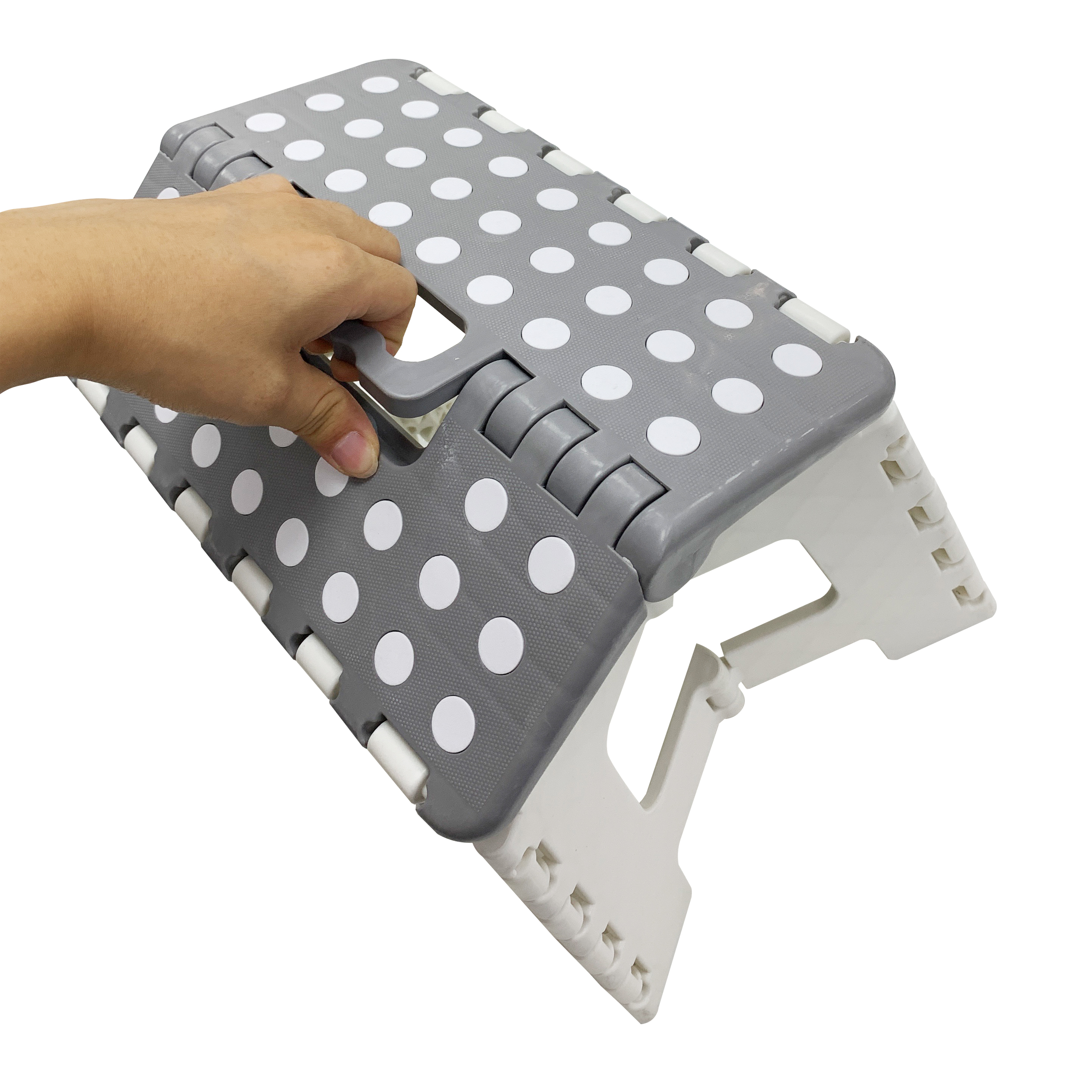Hot Selling Small Size Rectangle Stool Plastic Folding Chair For Camping