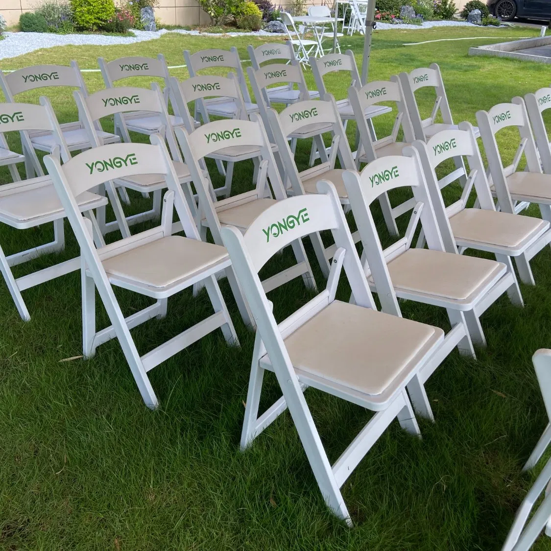 Multi-Purpose Multi-Color Options Space-Saving Wimbledon Padded Folding Chair for Outdoor