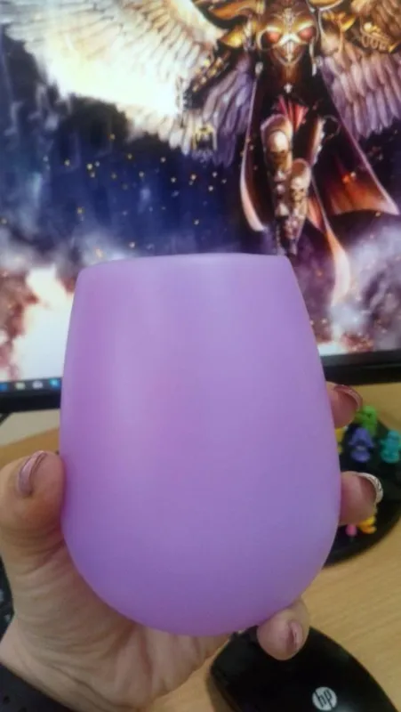 Silicone Retractable Folding Cup Collapsible Drinking Cup Color Change
