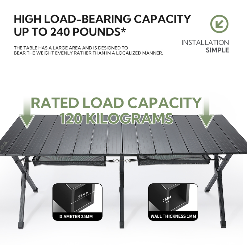 Campingmoon Folding Table Detail 4