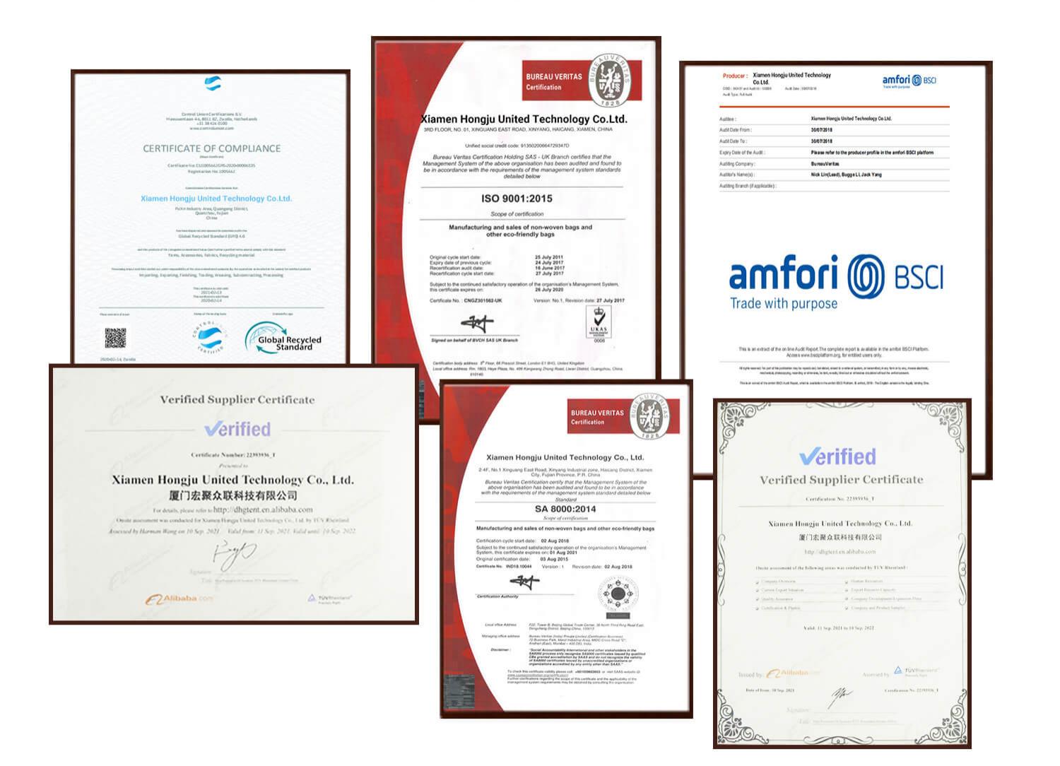 Certifications