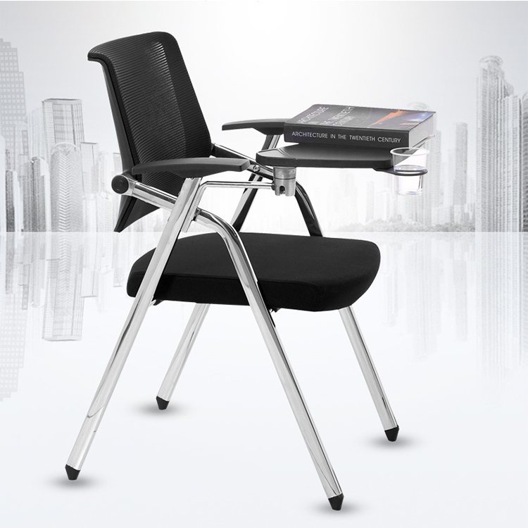 Manufacturers Folding Movable Multifunctional School Nesting Seat Training Chair with Writing Pad with Wheels