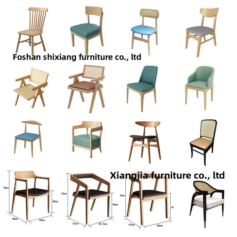 Luxury Wrought-Iron Dining Chairs Modern Minimalist Design Folding Bracket-Removal for Restaurants Cafeterias