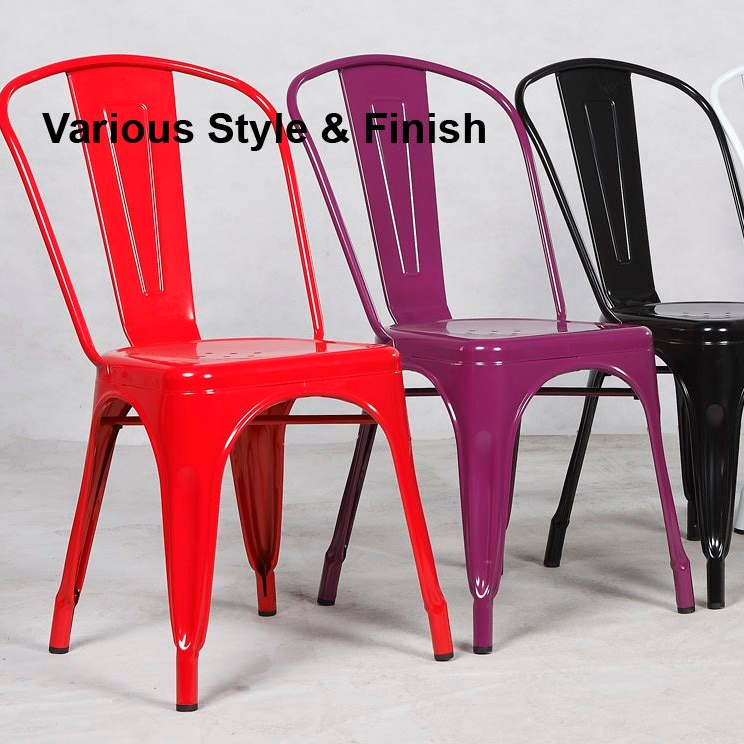 Antique Iron Folding Garden Chairs Vintage Wrought Iron Rocking Chairs Hotel Banquet Bar Colorful Vintage Iron Dining Set