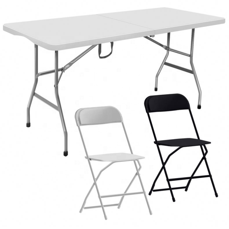 Cheap Outdoor 600 Lbs Weight Capacity Stackable PP Seat Aluminum Steel White Plastic Folding Garden Chair for Events