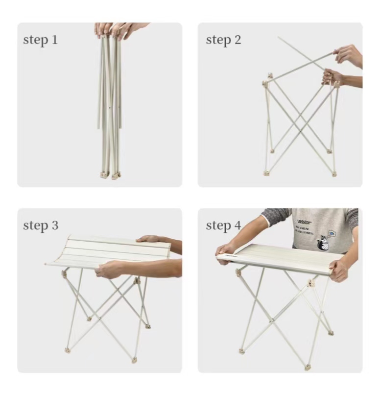 Wooden Camping Table Details