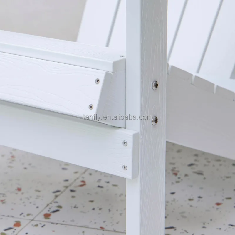 Waterproof Outdoor Garden Foldable Plastic Resin Adirondack Chair HDPE