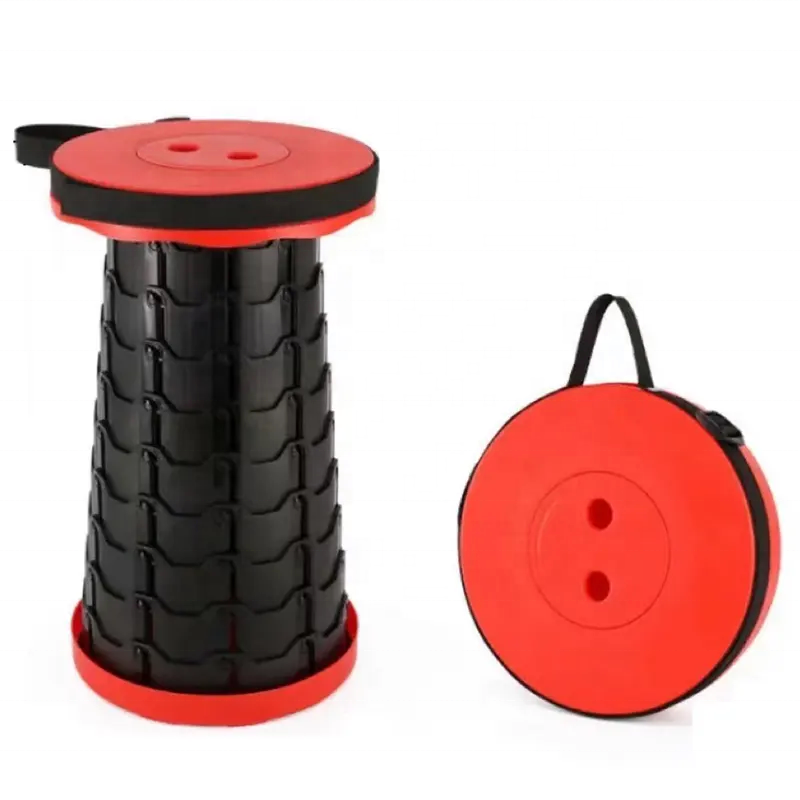 Portable Telescopic Stool for Traveling Retractable Stool Camping Folding Fishing Chair