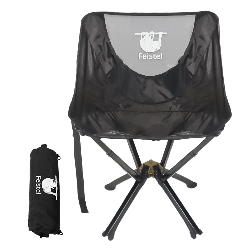 Feistel Outdoor Swivel Chair, Swivel Chair, 360 Degree Rotation, Super Easy to Deploy and Store, Frame &amp; Seat Integrated