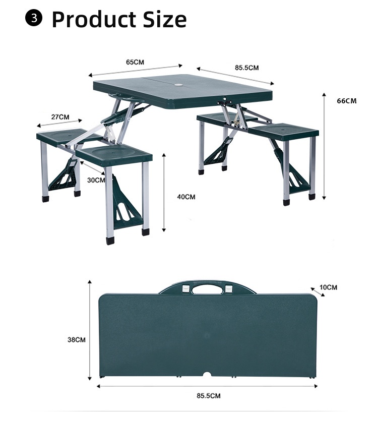 Foldable Dining Table Detail 6