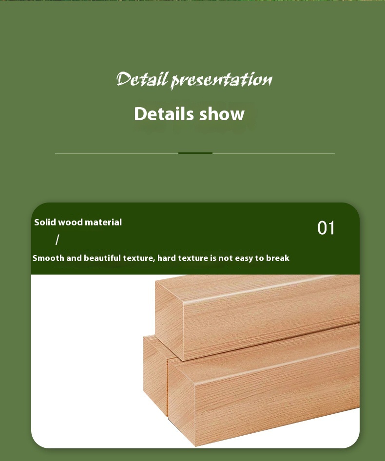 Portable Egg Roll Table Multifunctional Solid Wood Beech Folding Night Market Stall for Outdoor Camping Outdoor Furniture