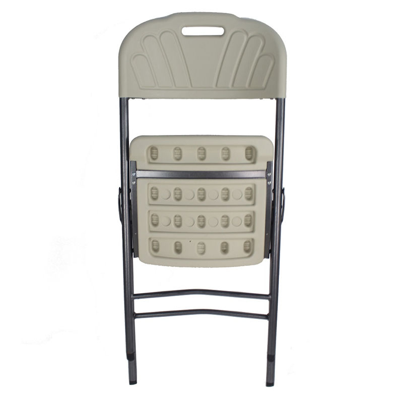 Elegant White Padded Folding Chairs for Events and Weddings