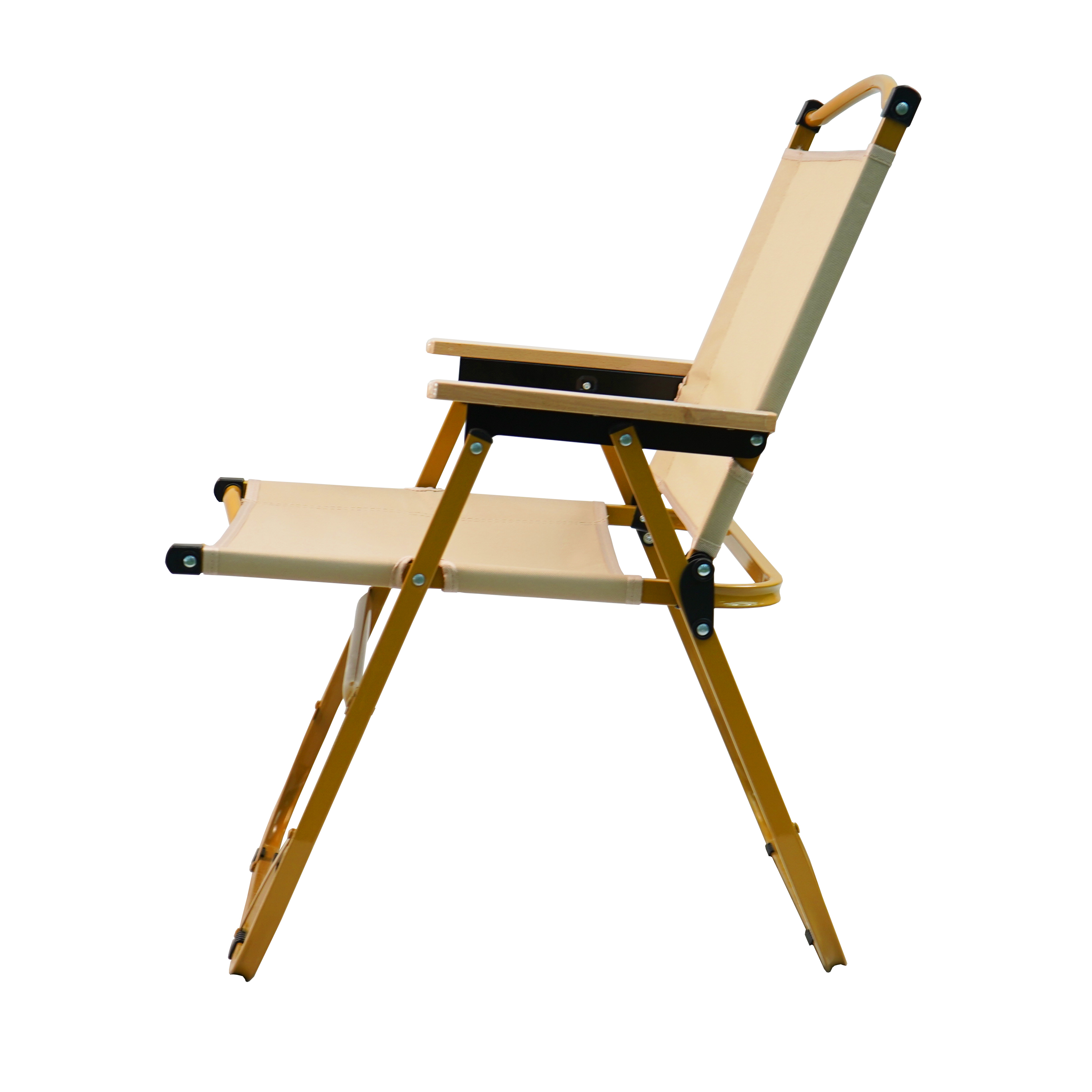 Ultra-Light Portable Egg Roll Table Kermit Garden Stall Chair for Outdoor Leisure Camping Fishing Beach Use-Metal Folding Chair