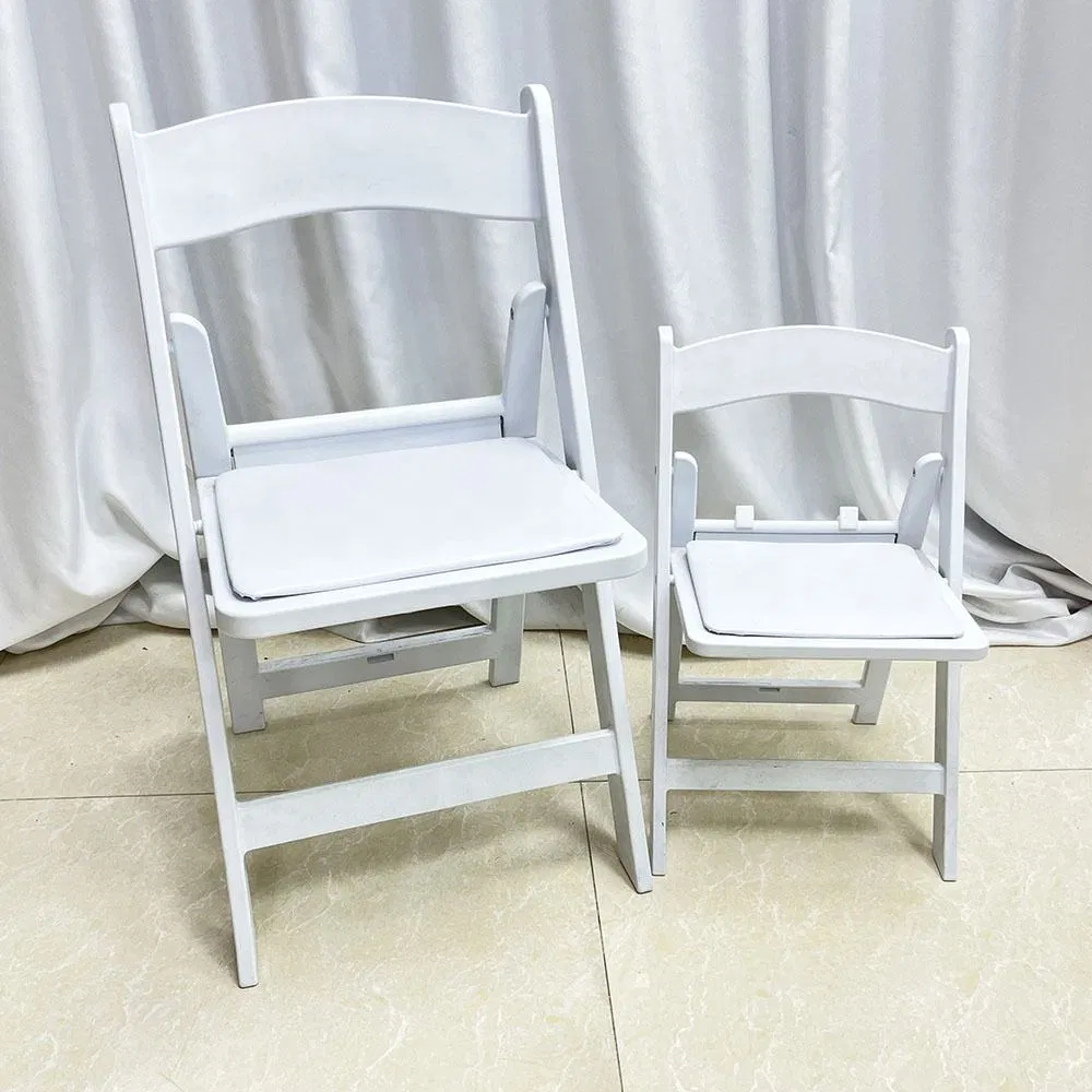 White Resin Folding Chiavari Wimbledon Garden Chair for Outdoor