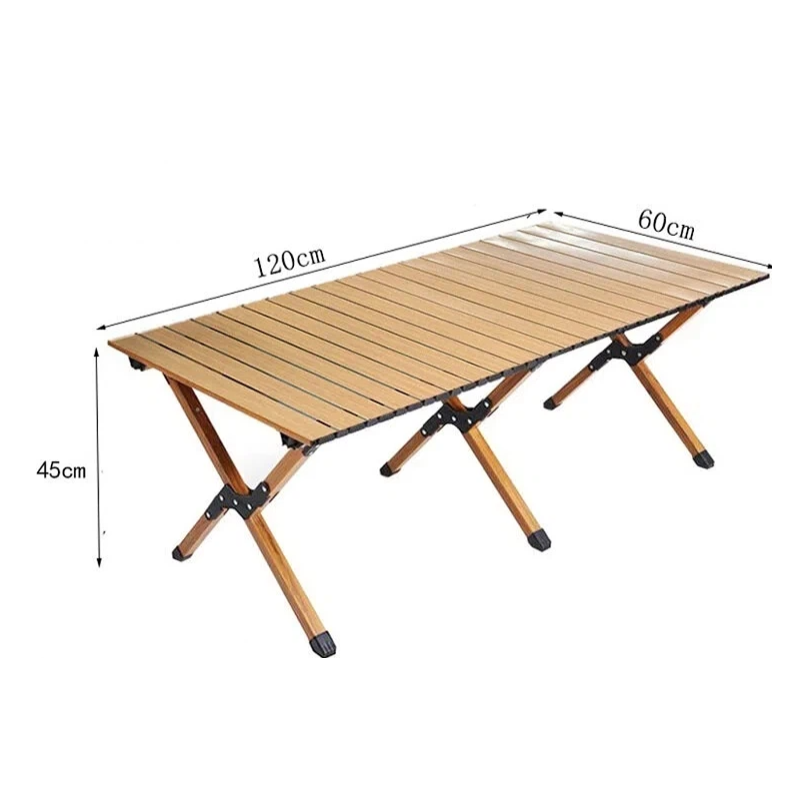 Outdoor Carbon Steel &amp; Egg Roll Tables Modern Simplicity Design Portable for Camping Picnic Street Vending