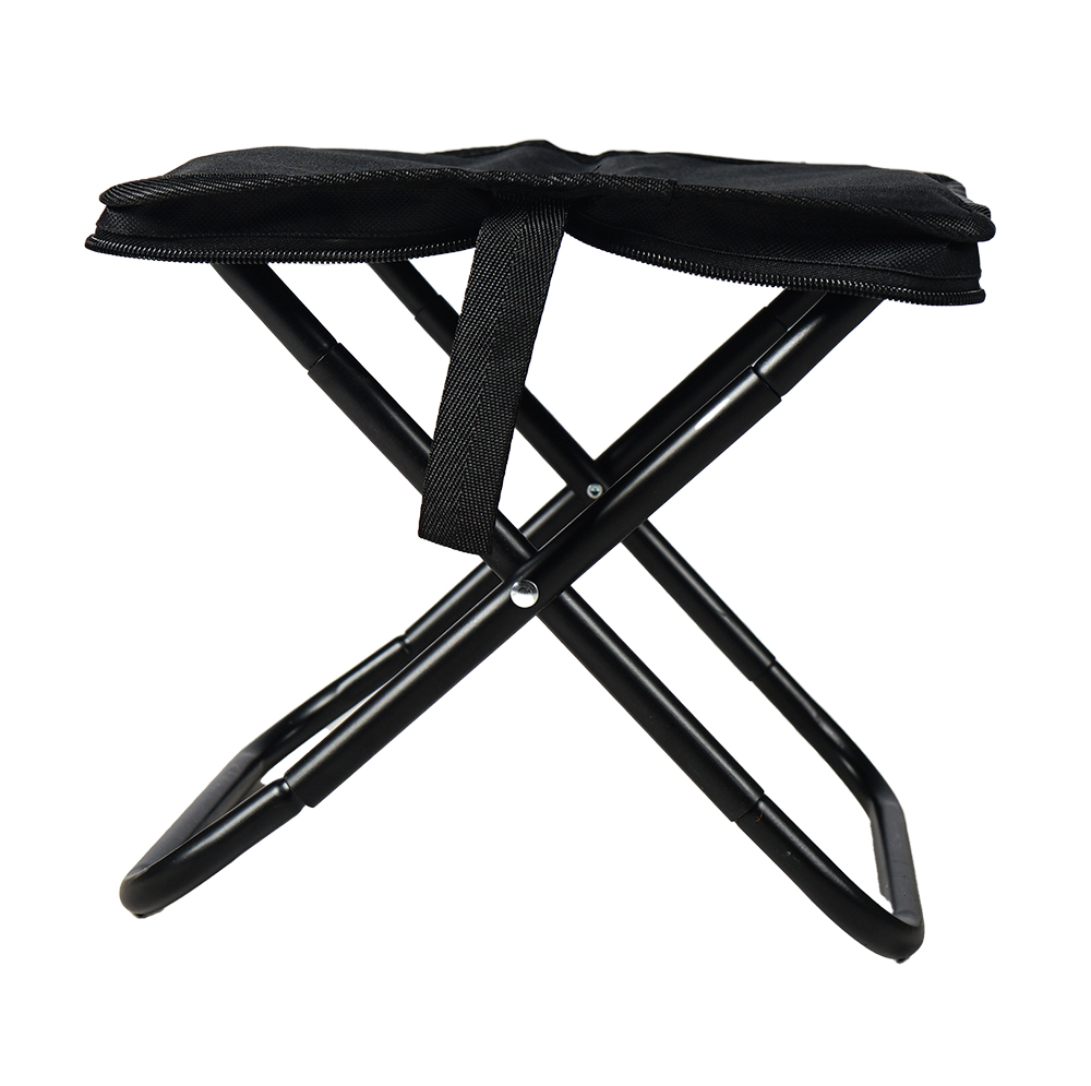 Portable Mini Folding Camping Stool Lightweight Solid Wood Chair for Outdoor Activities Collapsible Travel Footstool-Modern