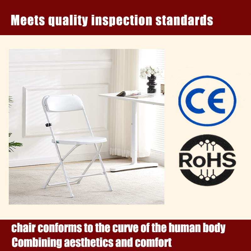 Cheap Portable Stackable Plastic Folding Chair Modern Design School Bedroom Living Room Foldable Outdoor Dining Steel Wedding