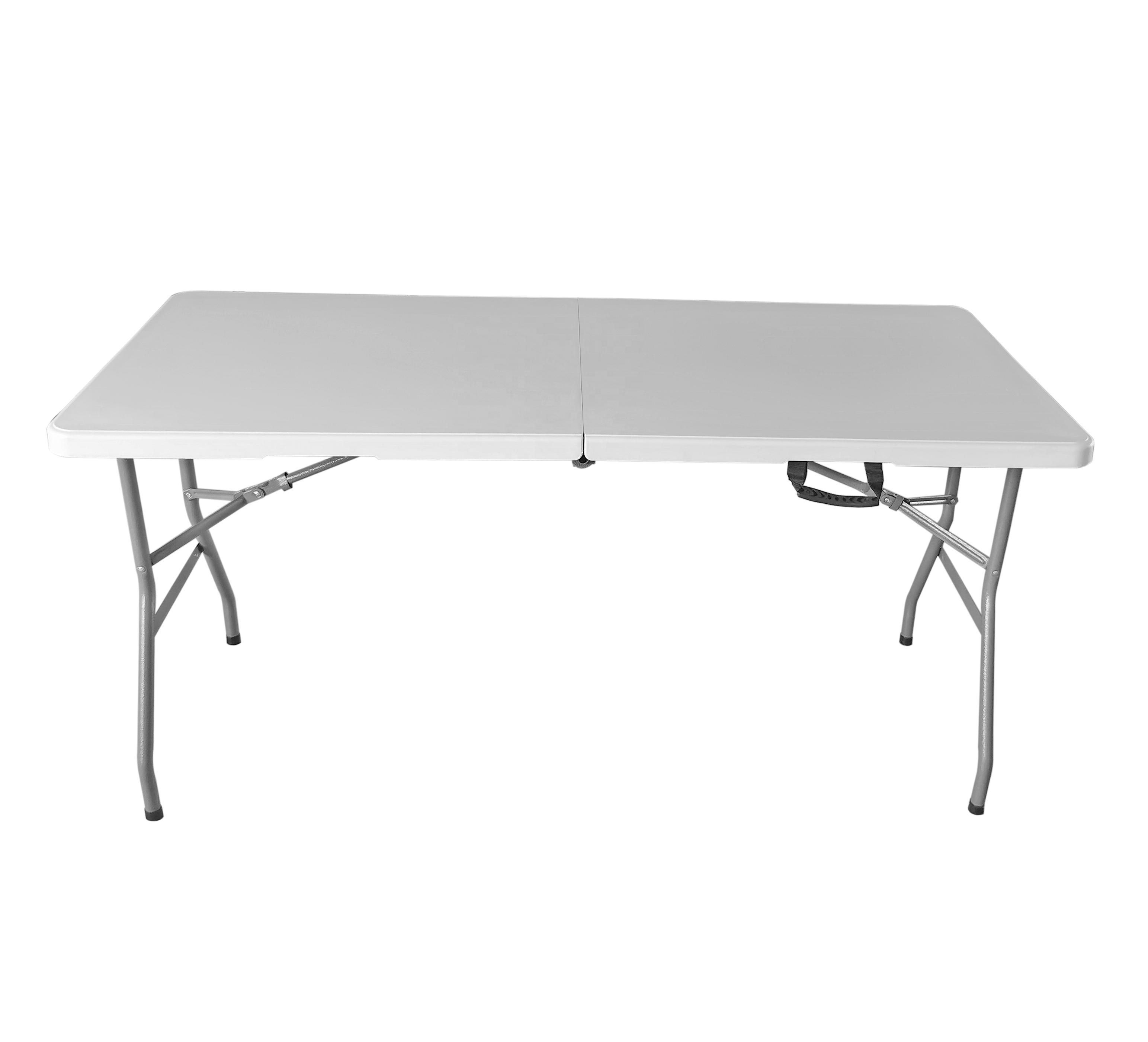Easy Carrying Foldable Camping Picnic Table 6ft Outdoor Plastic Suitcase Folding Dining White Table