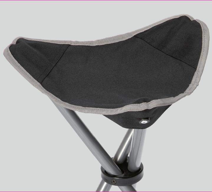 Folding Tripod Stool, Portable Stable Travel Chair Tri-Leg Stool for Outdoor Travel Camping Fishing Hiking Mountaineering Garden