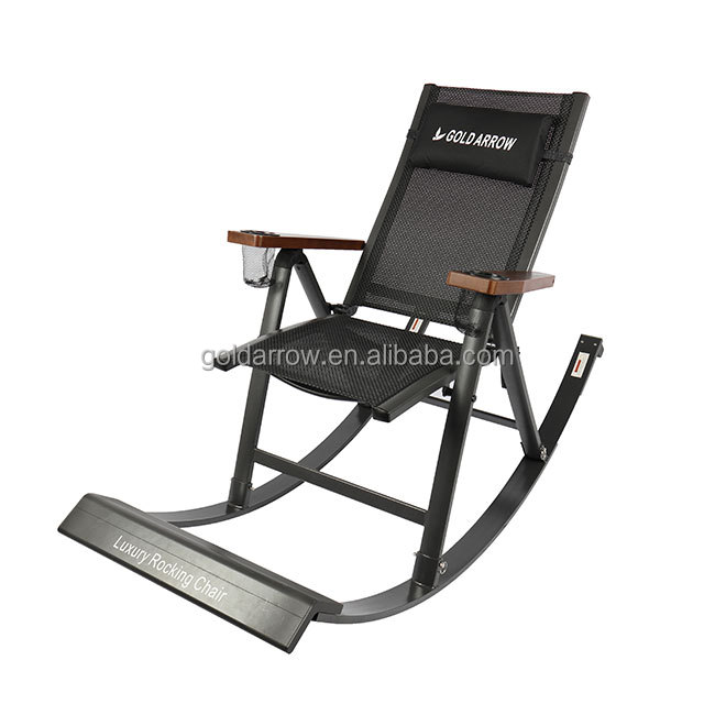 Luxury Aluminum Rocking Chair Detail 5