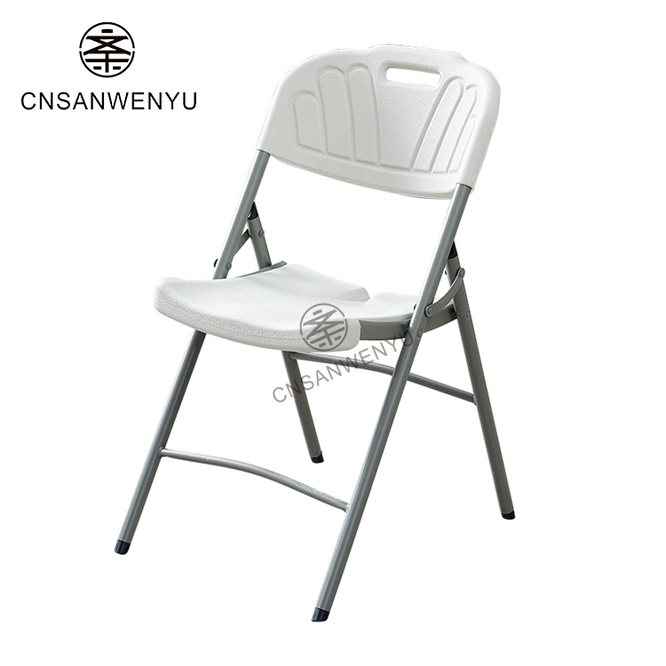 Cheap Price Hot Sale Steel Fold up Chairs Parties White Metal Plastic pp Folding Chair for Outdoor Party Dining Events