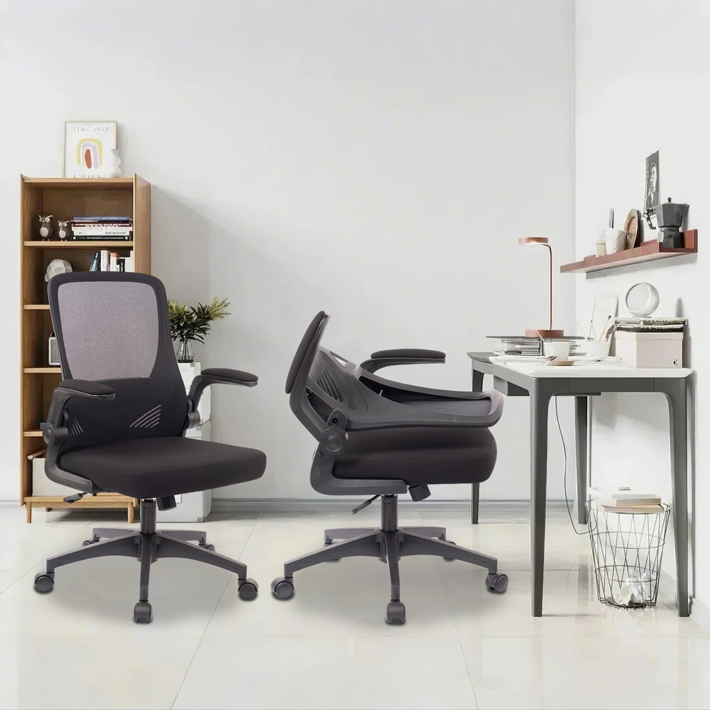 Kabel Wholesale Price Office Mesh Folding Back Ergonomic Swivel Desk Chairs