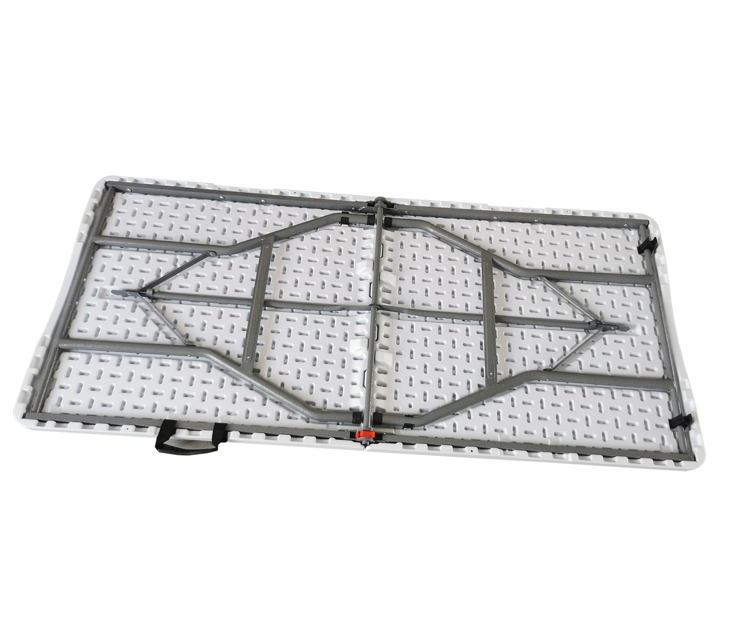 Easy Carrying Foldable Camping Picnic Table 6ft Outdoor Plastic Suitcase Folding Dining White Table