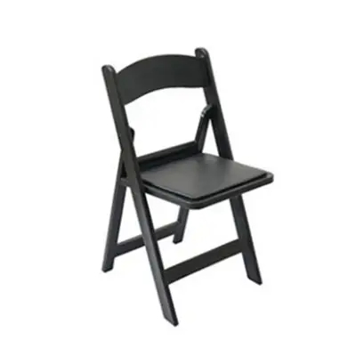 Hotel Folding White Resin Outdoor Garden Park Banquet Event Party Wedding Chair