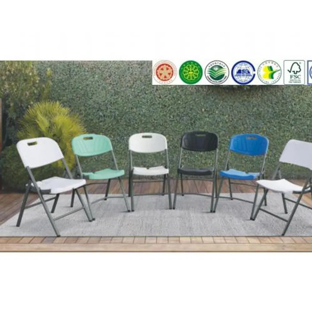 Top Quality Wholesale Foldable Chair Wedding Event Plastic Wimbledon Garden Chairs White Resin Folding Chair Outdoor