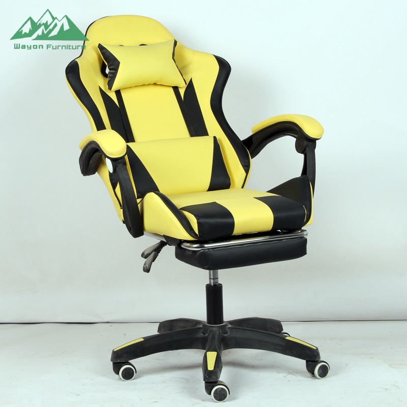 Wayon Tropical Design Ergonomic Swivel Office Chair Iron Base Reclining Gaming Chair Foldable Lift Function Home 1 Year