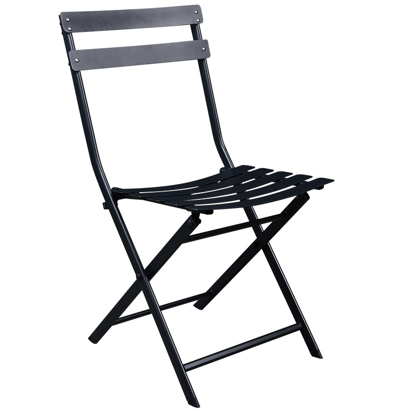 Modern Outdoor Folding Wrought Iron Chairs-School &amp; Garden Use Simple Leisure Design