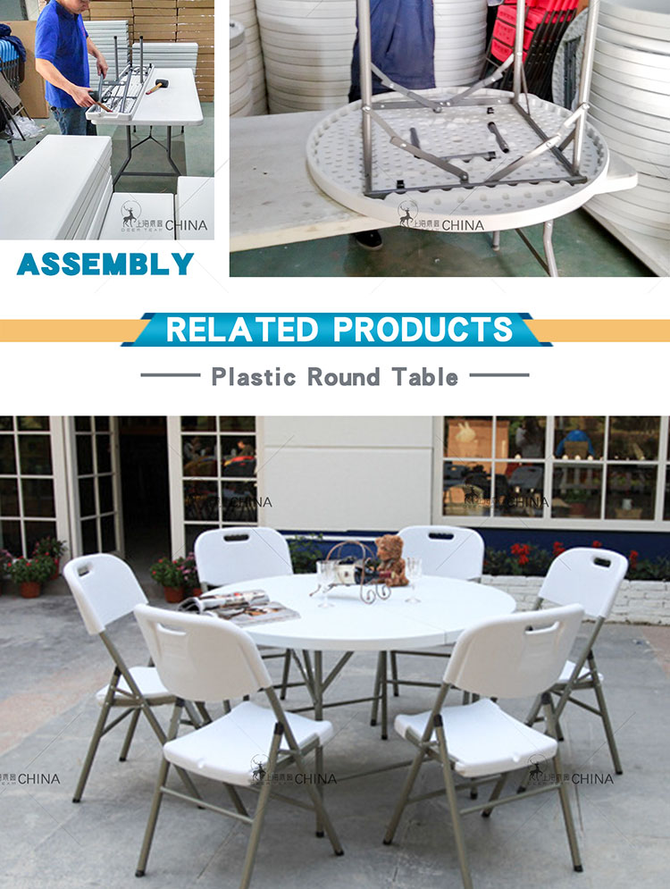 Plastic chair and table for event 9