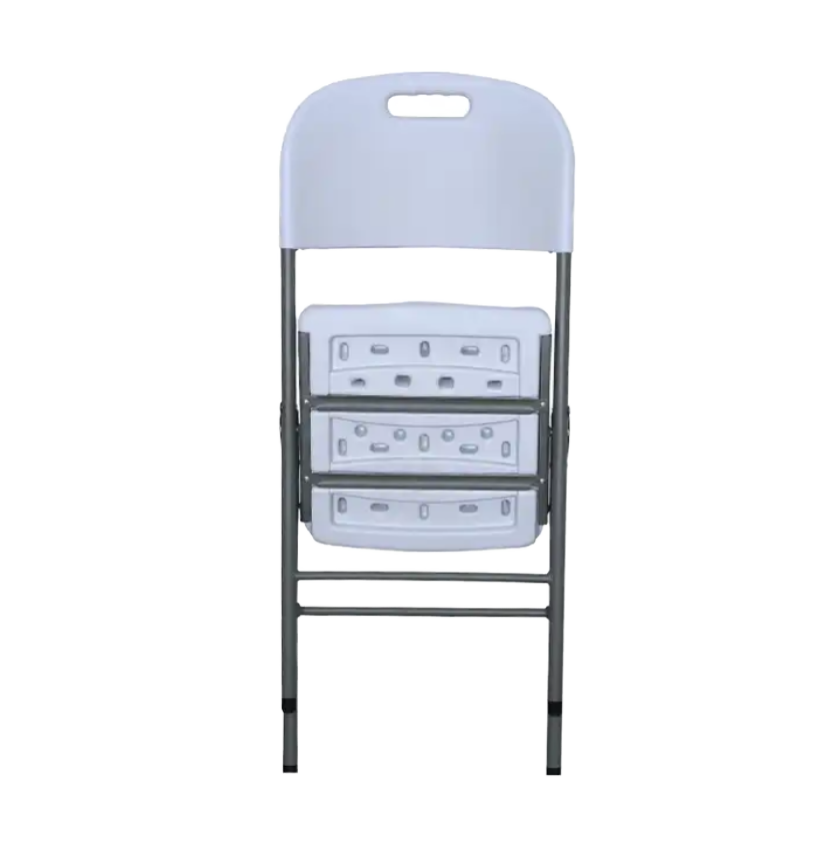 Portable Outdoor Folding Chair Modern Traditional Design Durable HDPE Steel Metal for Dining Furniture