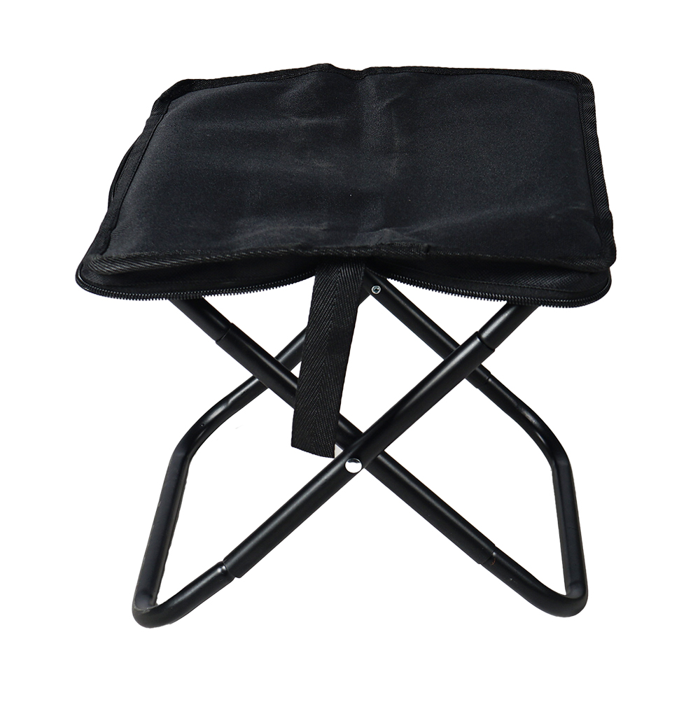 Portable Mini Folding Camping Stool Lightweight Solid Wood Chair for Outdoor Activities Collapsible Travel Footstool-Modern
