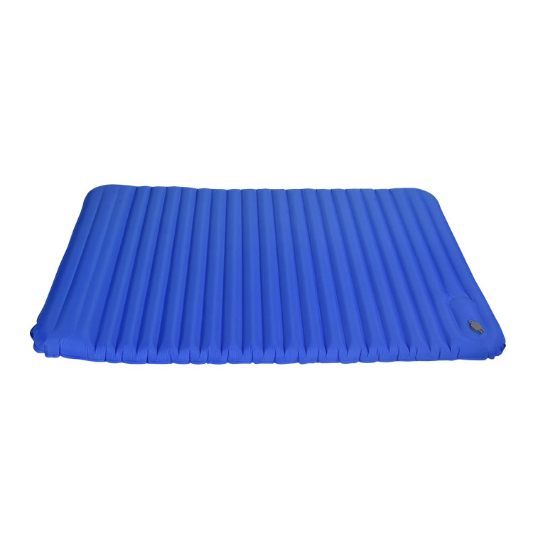 Camping Mattress Pad with Built-in Pump and Integrated Pillow Inflatable Sleep Pad