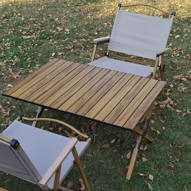 Multisize Portable Outdoor Folding Camping Table Aluminum Alloy &amp; Carbon Steel Picnic Table