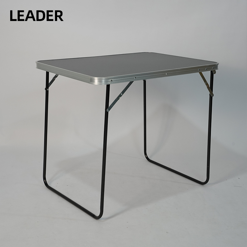 Leader Portable Leg Aluminum Tabletop Small Laptop Coffee Suitcase Camping Picnic Folding Table